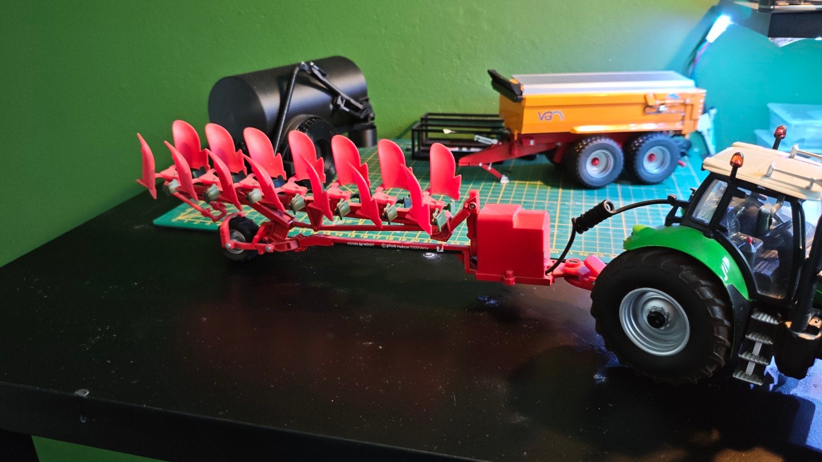 Siku Control Vögel Noot ploeg 1/32 6783, Hobby en Vrije tijd, Ophalen of Verzenden, Zo goed als nieuw, Tractor of Landbouw, SIKU