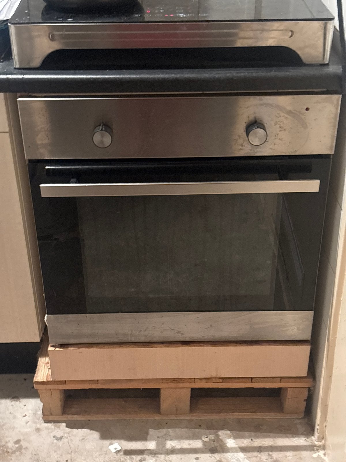 Inbouw oven met grill - Gebruikt, Ophalen, Oven met grill, Inbouw, 55 tot 60 cm