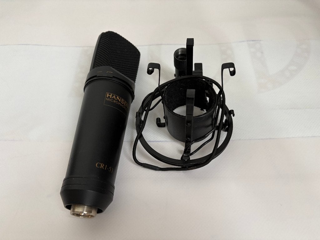 Condensator microfoon Hansen CR1-53 met houder, Muziek en Instrumenten, Ophalen, Zo goed als nieuw, Studiomicrofoon