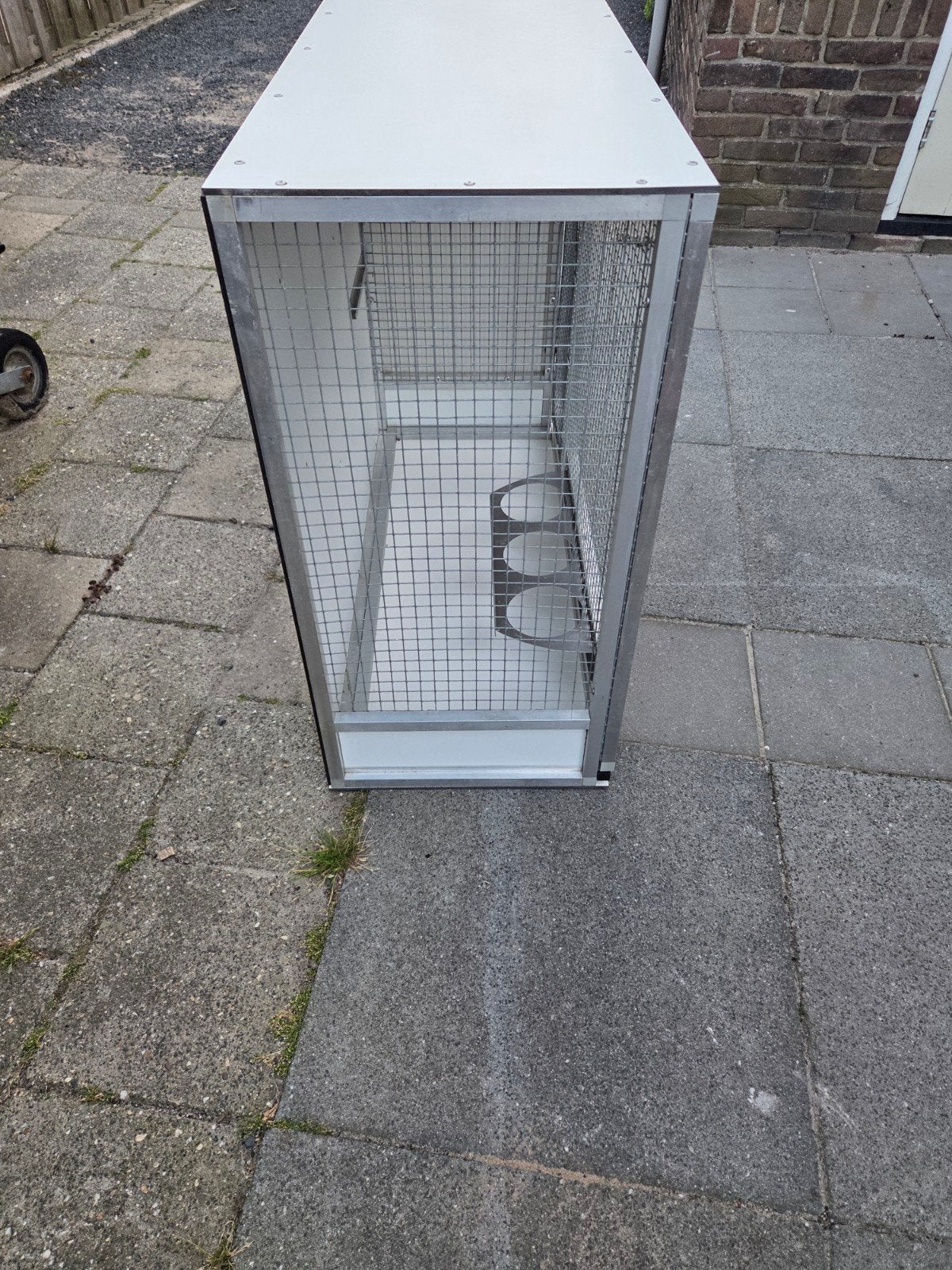 Aluminium kooi, Ophalen of Verzenden, Aluminium