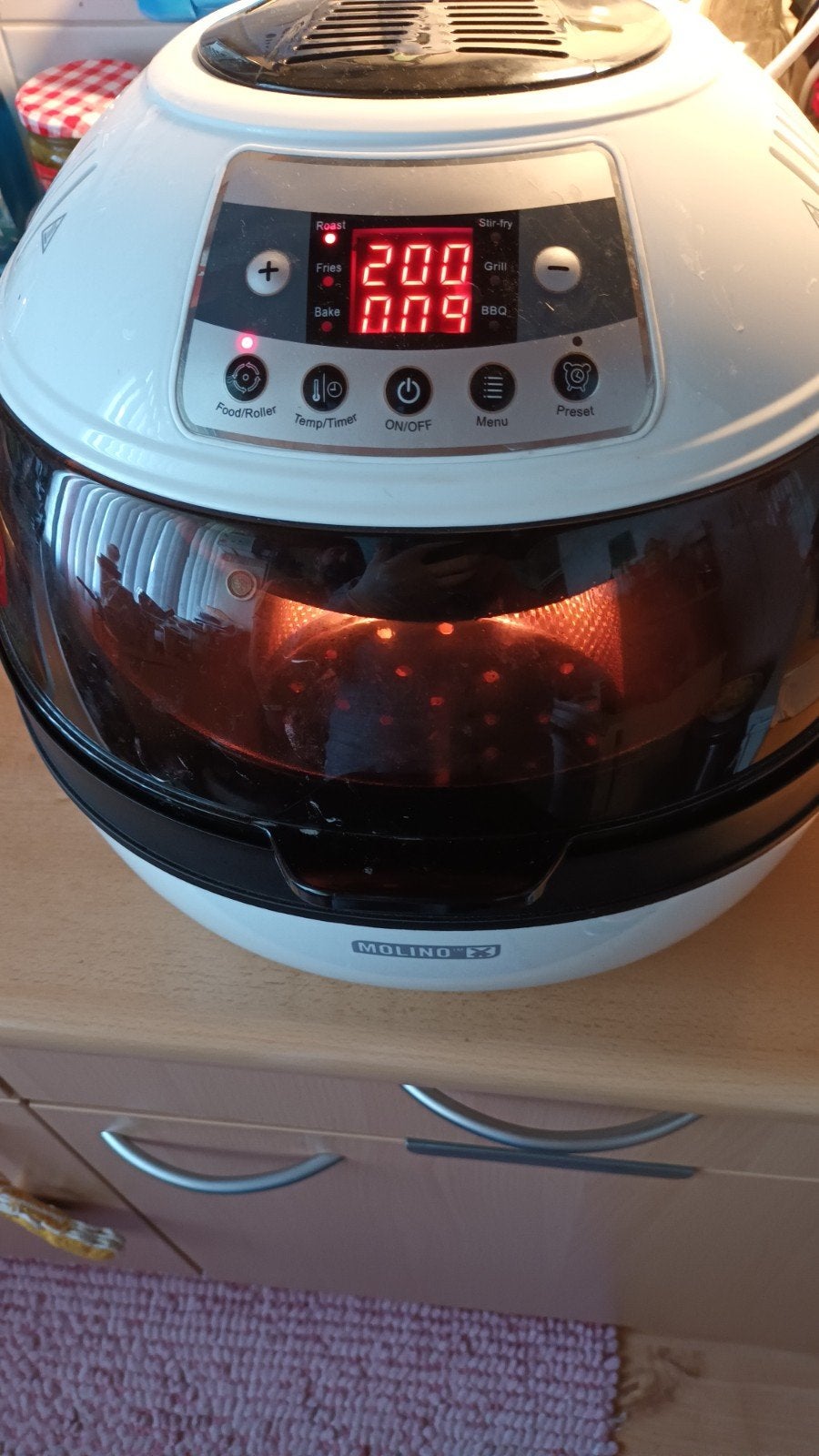 Airfryer. Molino. Digitaal. Tot 230 graden, Ophalen of Verzenden