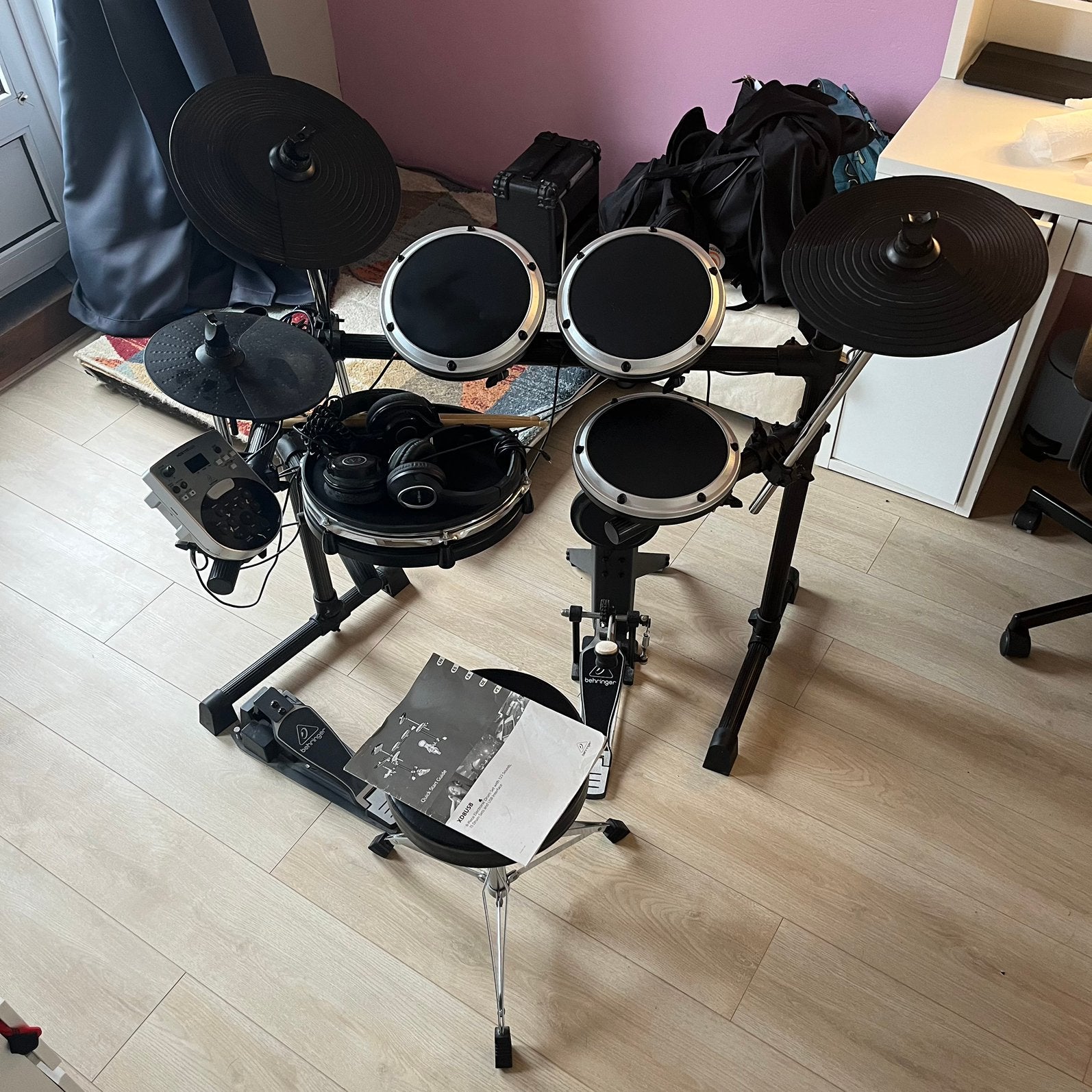 Elektrisch drumstel behringer, Ophalen, Zo goed als nieuw, Overige merken, Elektronisch