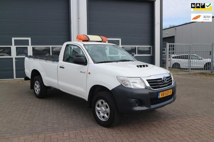 Toyota HiLux 2.5 D-4D VX 4x4 PICK-UP, Auto's, Bestelauto's, Euro 5, Stof, Gebruikt, Elektrische ramen