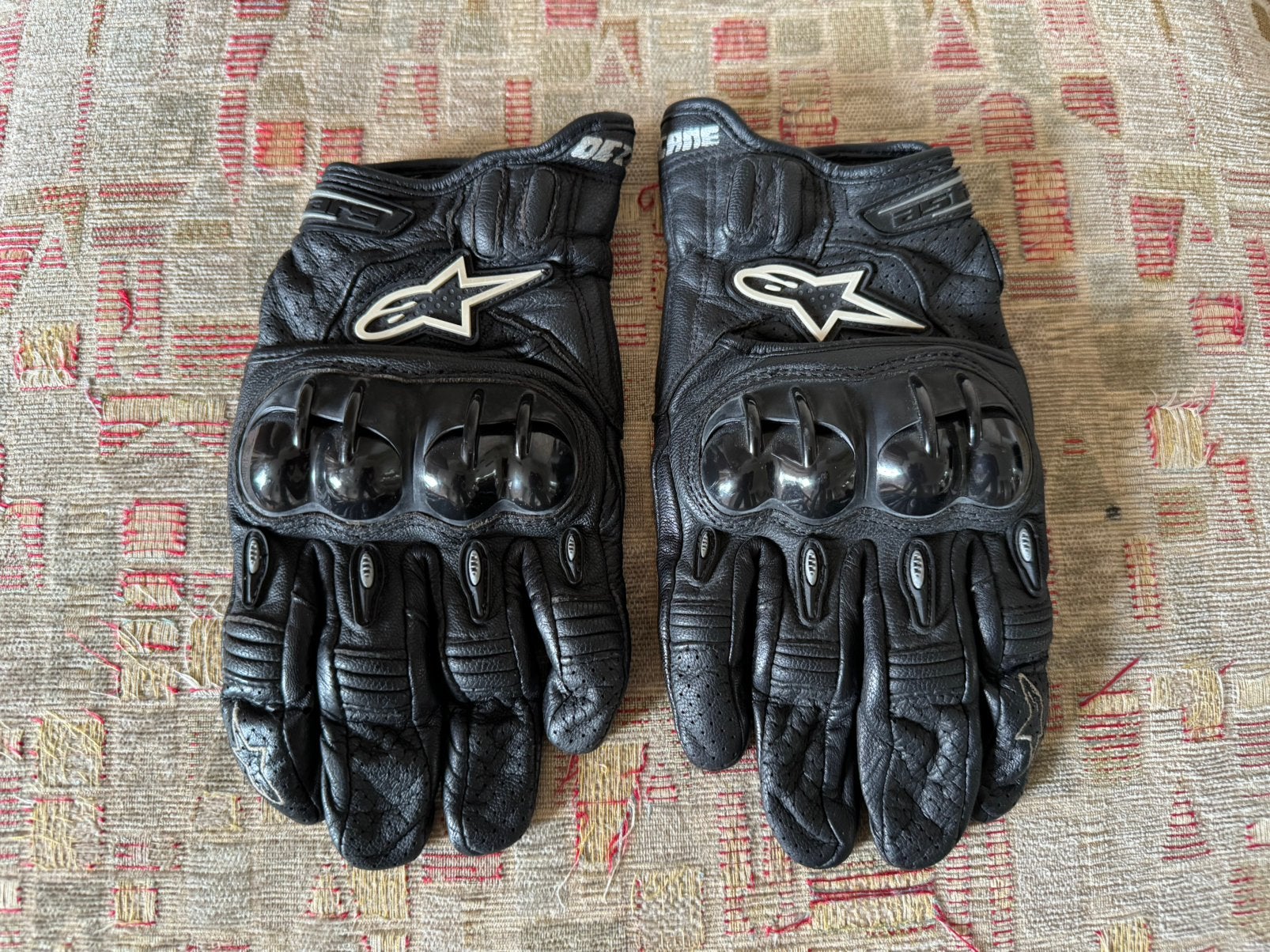 Alpinestars Leren Motorhanschoenen Maat S Race Motor, Ophalen of Verzenden, Tweedehands, Heren, Handschoenen