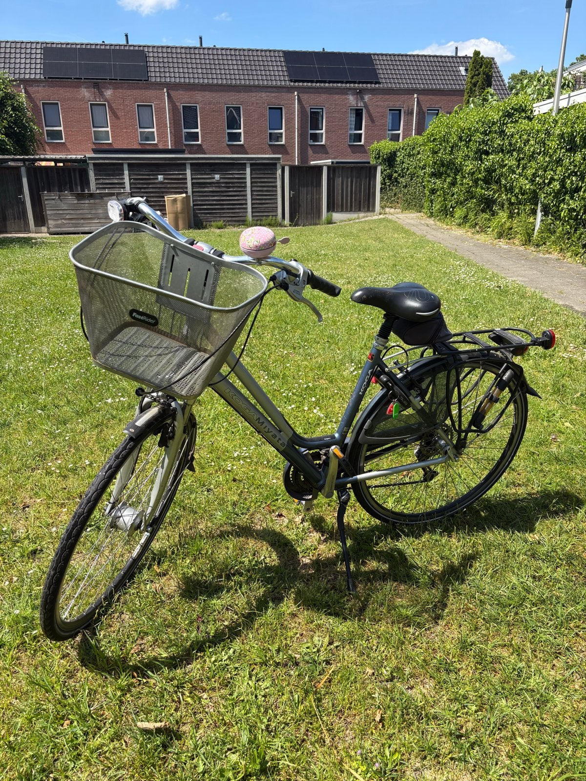 Koga Miyata damesfiets met 21 versnellingen en mand, Fietsen en Brommers, Gebruikt, Velgrem, Versnellingen, 50 tot 53 cm
