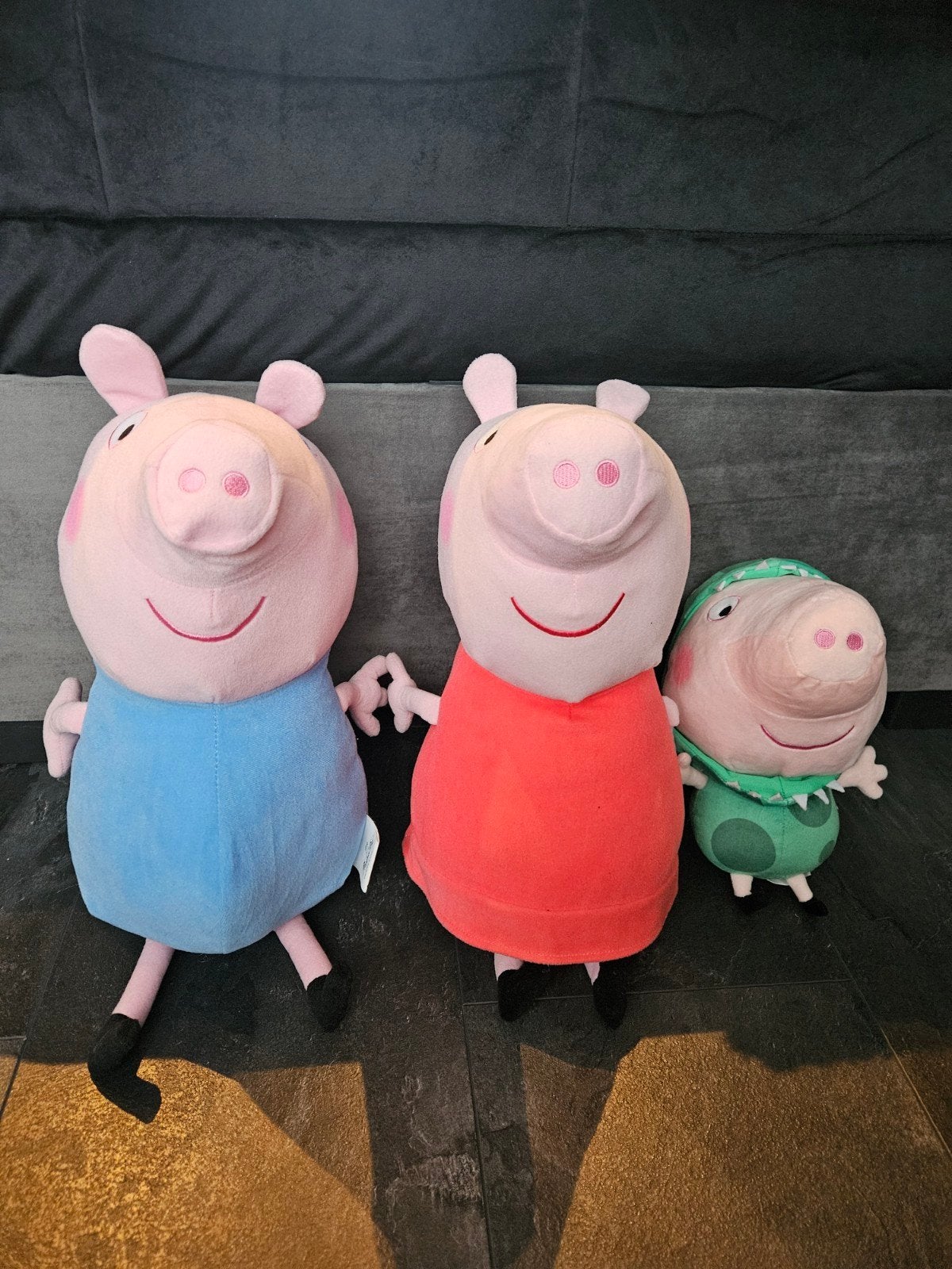 Peppa Pig en George knuffels - 3 stuks, Overige merken, Overige typen, Ophalen of Verzenden, Middelgroot (20 tot 80 cm)
