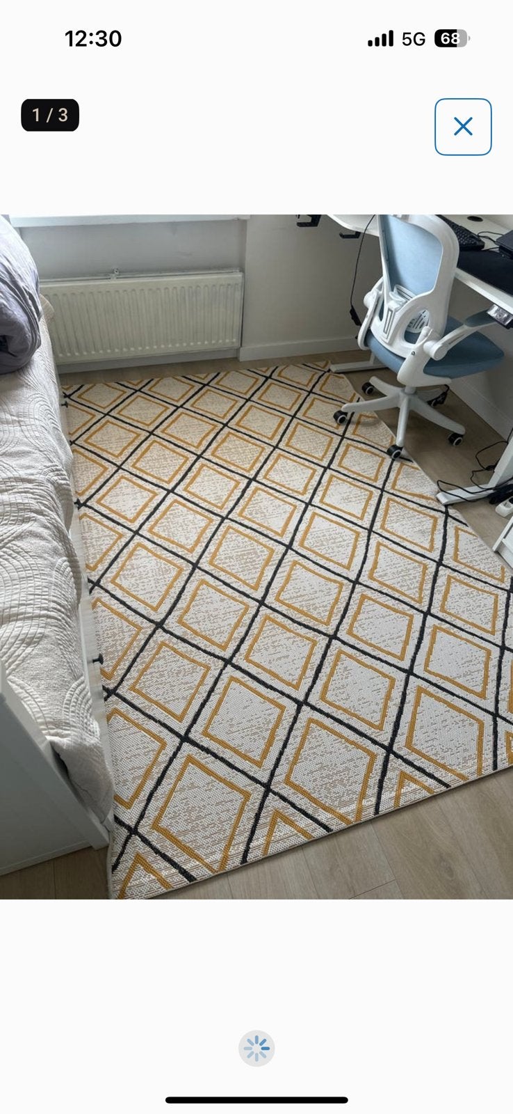 Carpet, Huis en Inrichting, Stoffering | Tapijten en Kleden, Ophalen, Zo goed als nieuw, Rechthoekig, 200 cm of meer