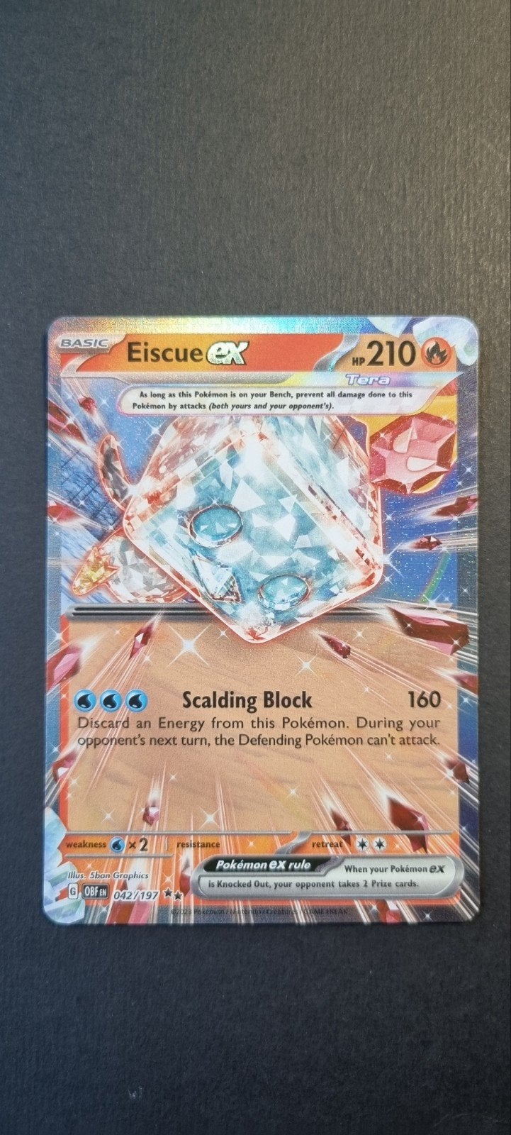 Eiscue ex OBF 042, Ophalen of Verzenden, Zo goed als nieuw, Foil