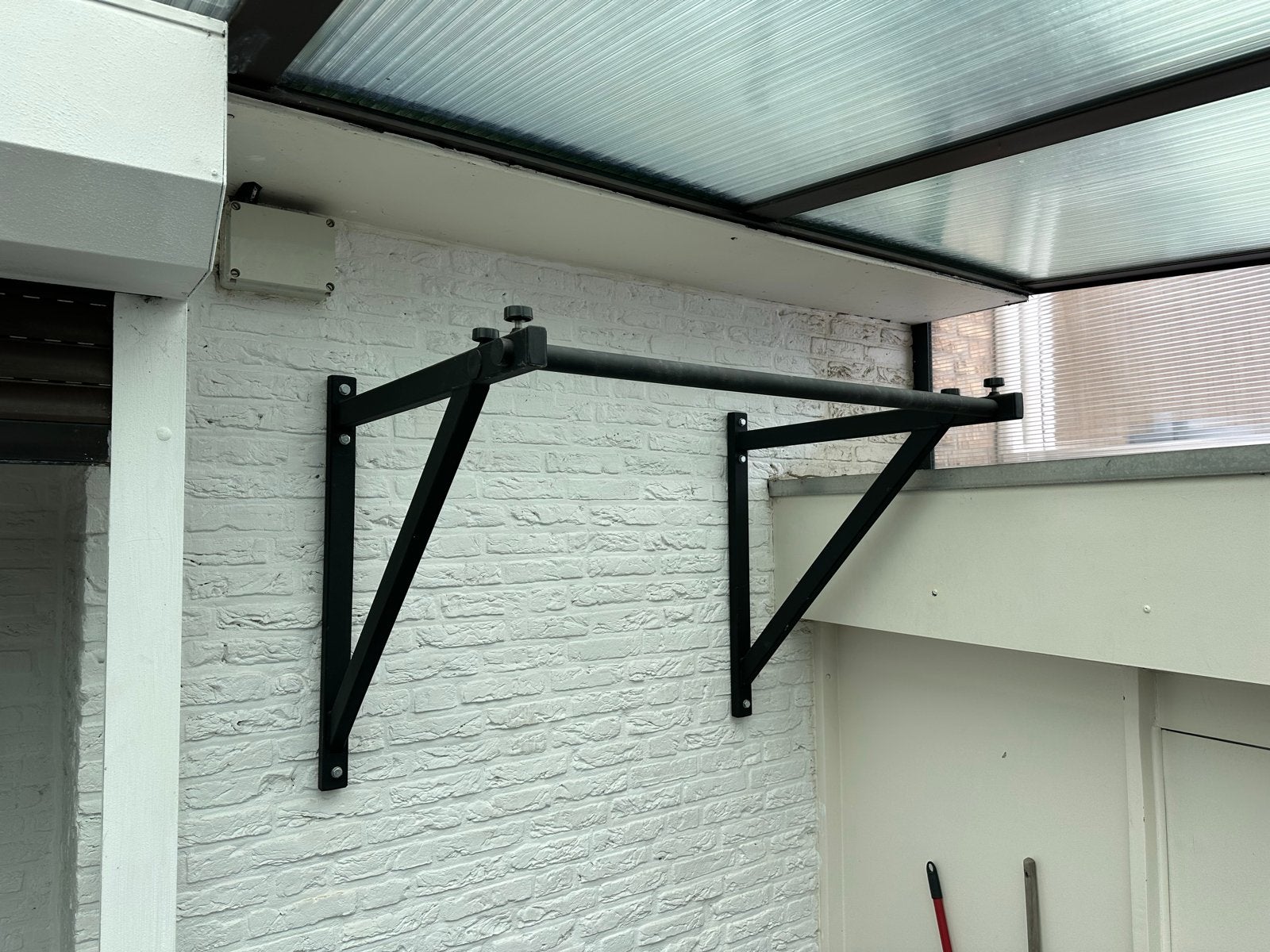Strongman Pull-up Bar Outdoor met poedercoating - 250 kg Max, Sport en Fitness, Fitnessmaterialen, Ophalen, Zo goed als nieuw