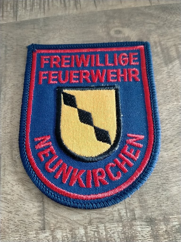 Duitsland brandweer patch , neunkirchen, Verzenden, Overige soorten, Duitsland, Embleem of Badge