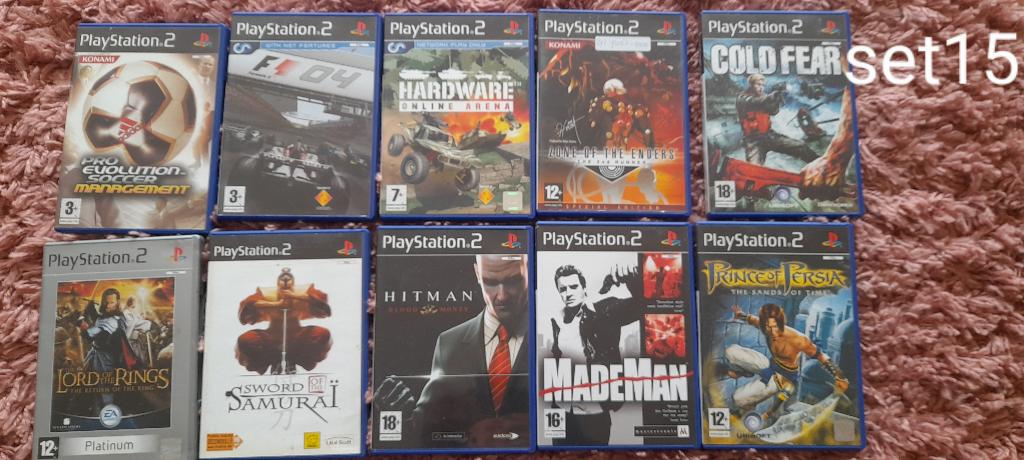 ps2 gamesx9 set 15, Spelcomputers en Games, Games | Sony PlayStation 2, Gebruikt, 1 speler, Vanaf 3 jaar, Online, Ophalen of Verzenden