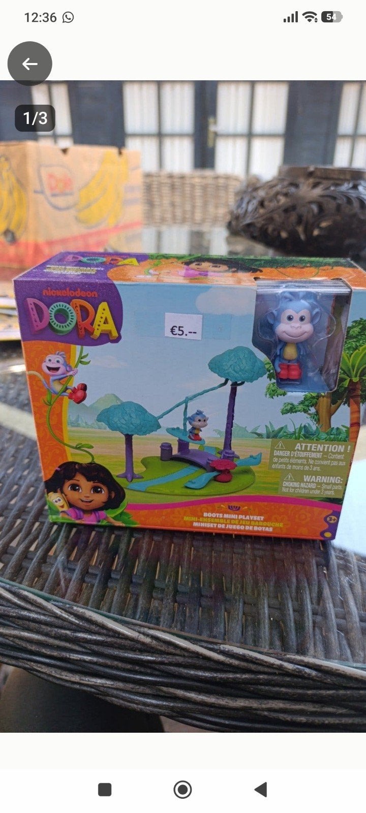 Dora the Explorer Boots Mini Playset Nickelodeon, Ophalen of Verzenden, Nieuw