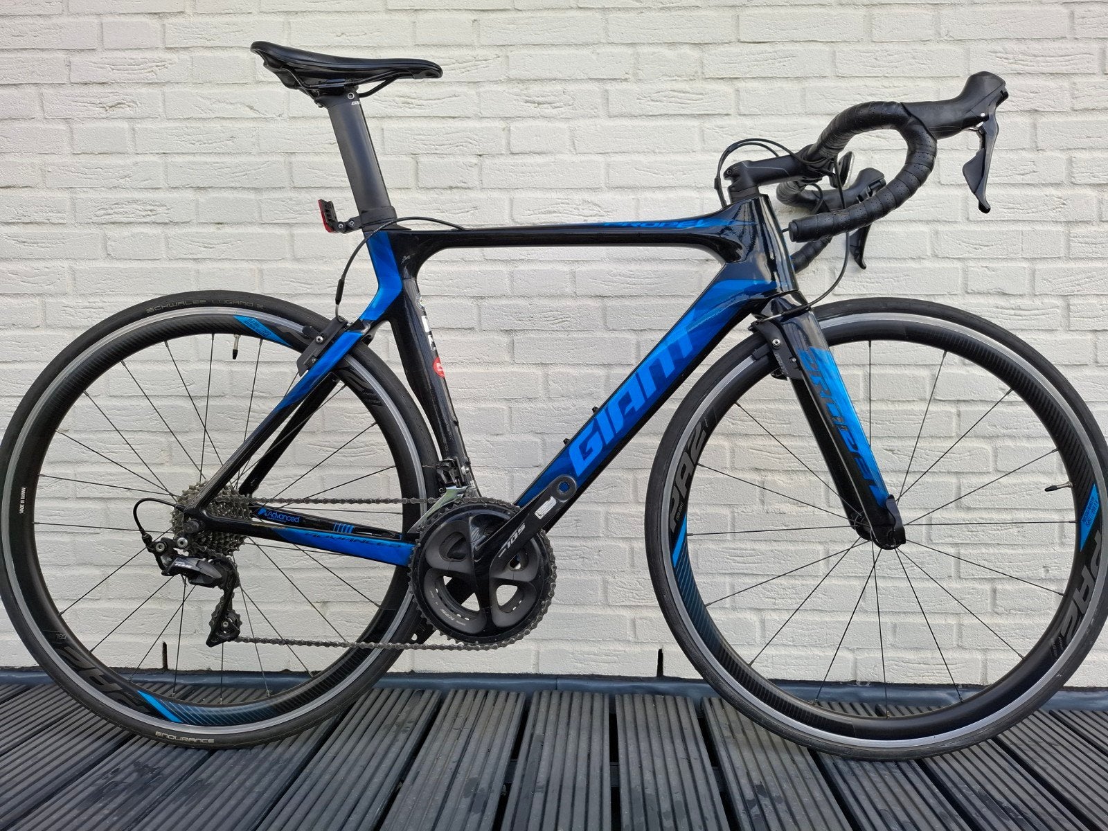 Giant Propel Advanced 2 Carbon Aero - Shimano 105 - maat M, Ophalen, 28 inch, Gebruikt, Carbon