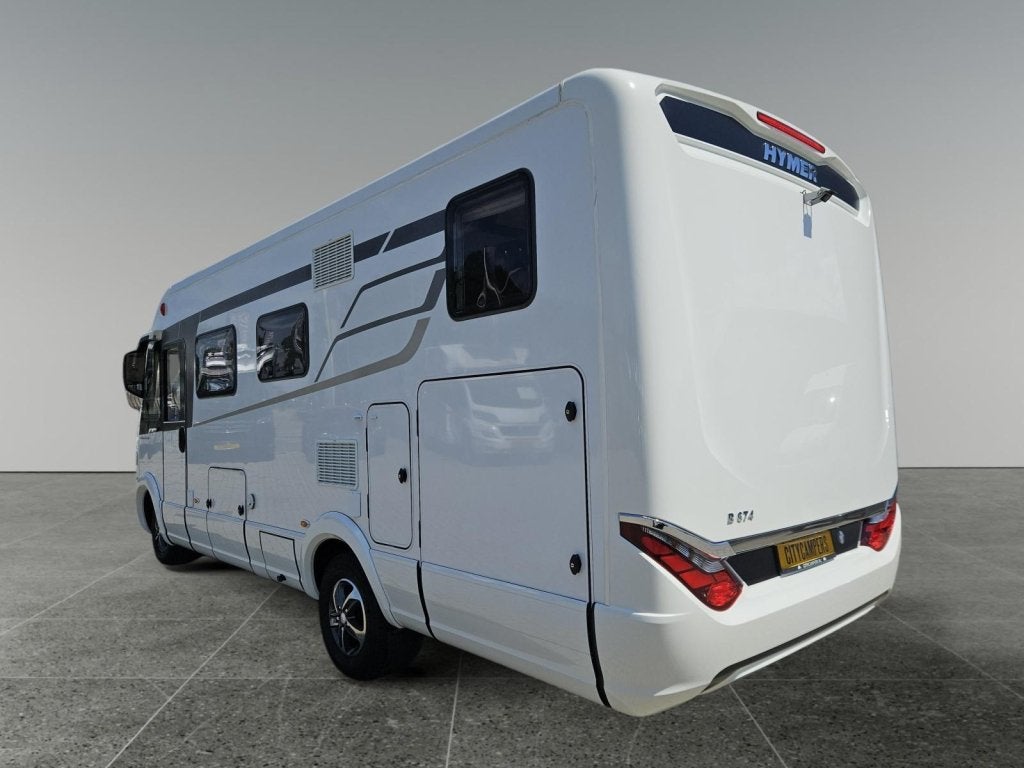 Hymer B674 SL, Caravans en Kamperen, Integraal, Ringverwarming, Fiat, Reservewiel