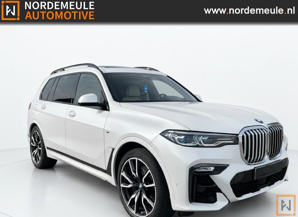 Bmw X7 XDRIVE40I HIGH EX. M Sport 7P Laser, Pano, HUD, Auto's, Automaat, Gebruikt, Euro 6, 7 stoelen