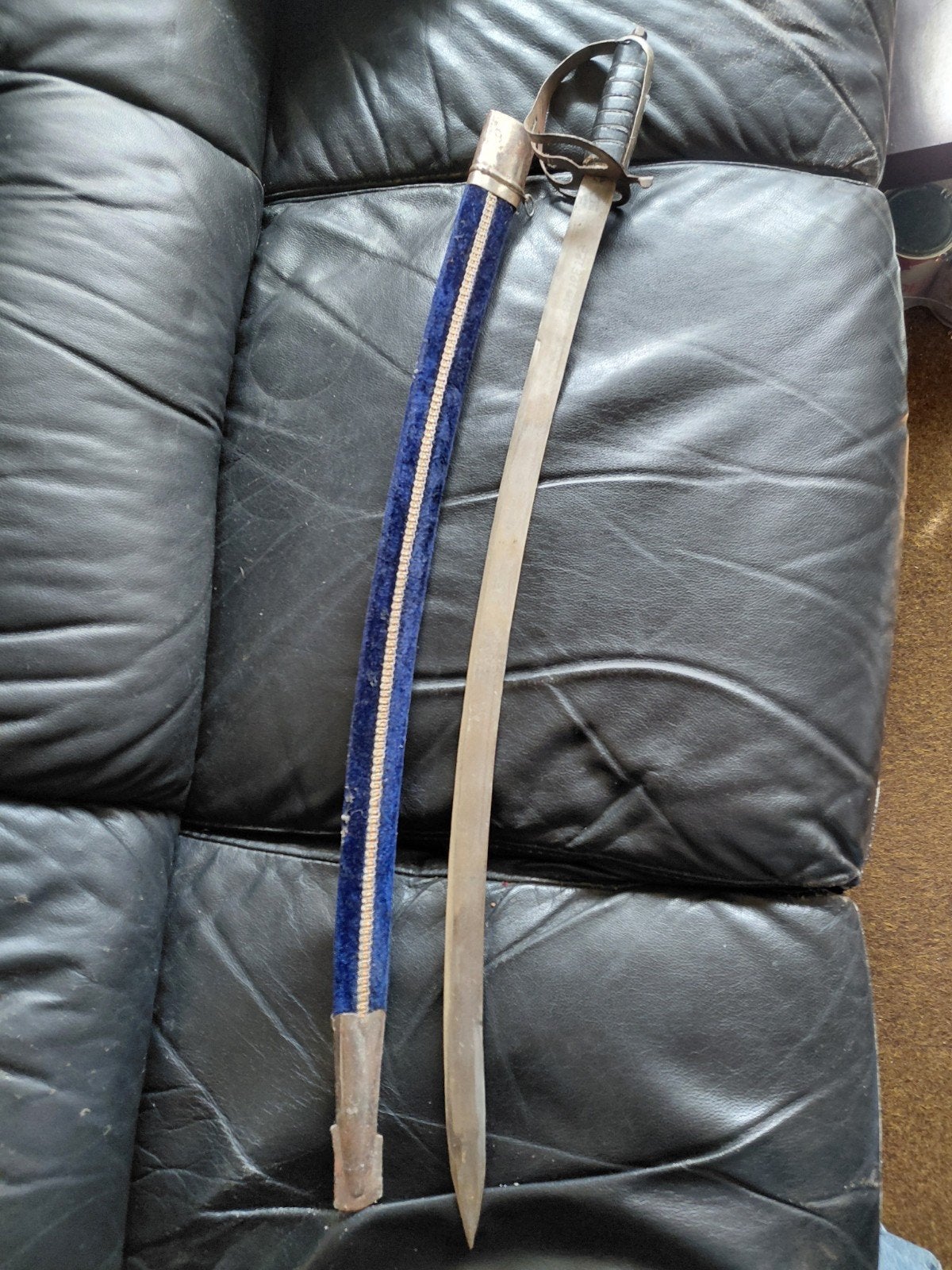 Decoratieve Sabel met Blauwe Schede - Made in India, Ophalen of Verzenden