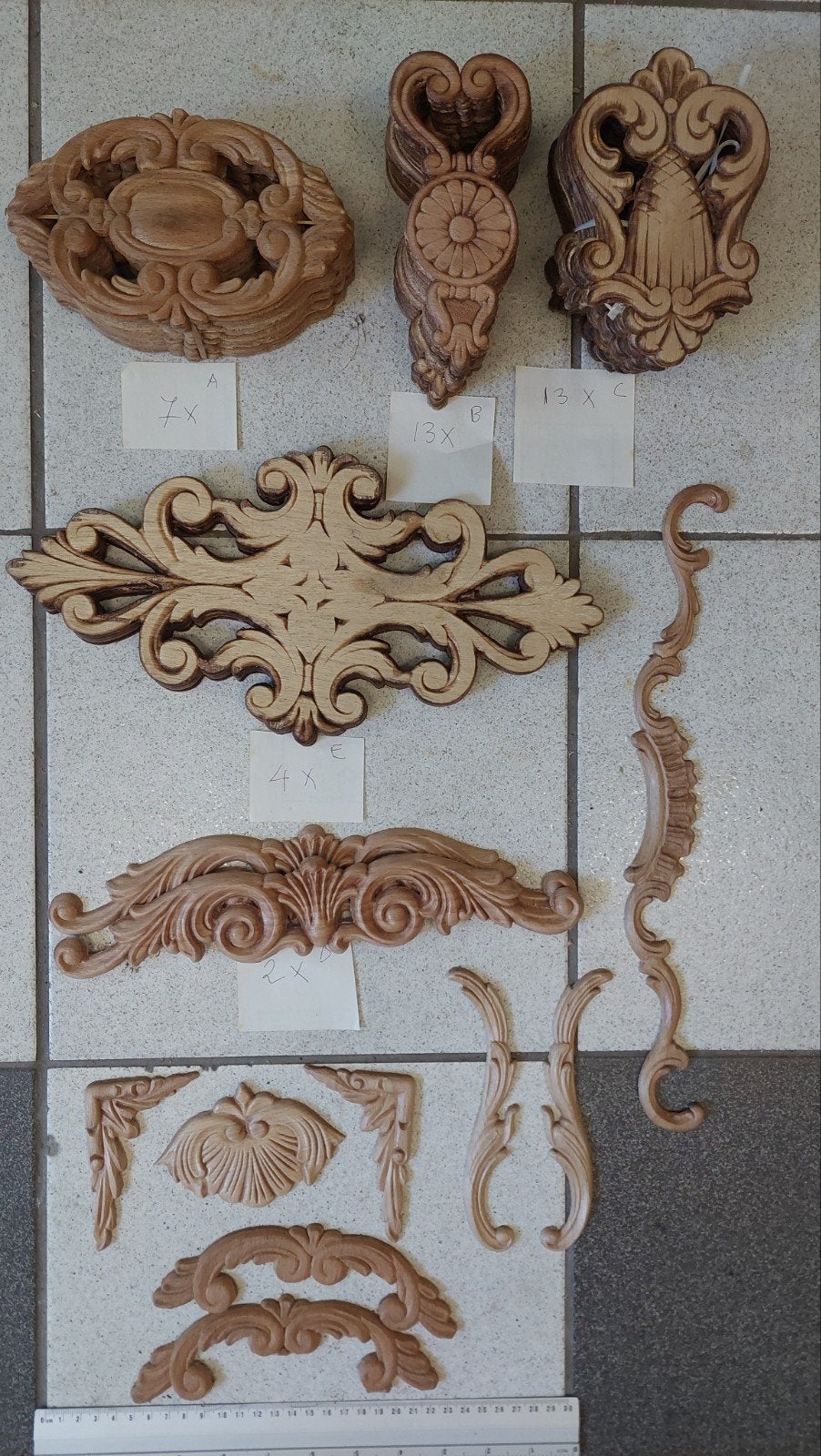 Diverse set houten ornamenten, Ophalen of Verzenden