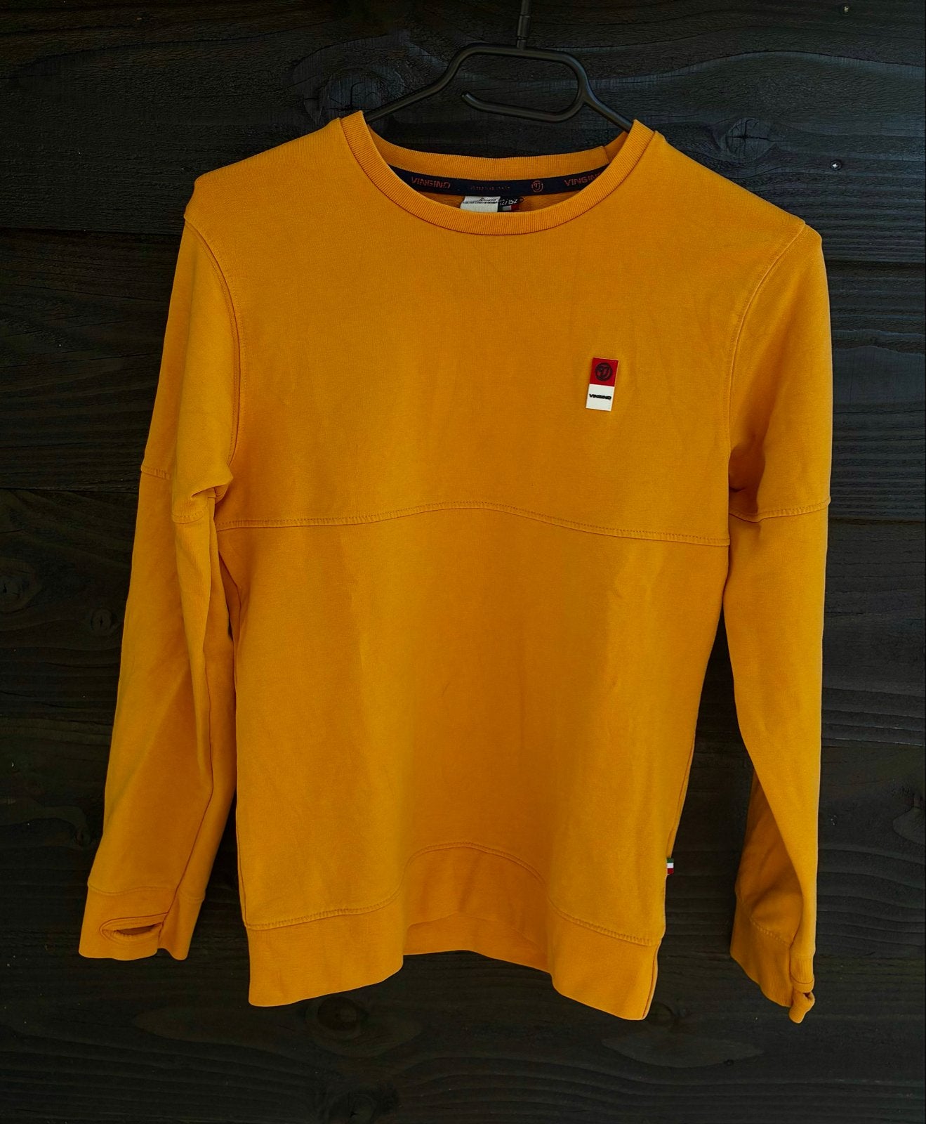 Vingino trui geel/oranje maat 152, Kinderen en Baby's, Ophalen of Verzenden, Gebruikt, Jongen of Meisje, Trui of Vest