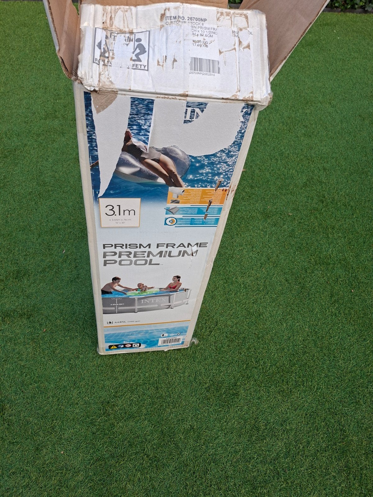 Intex Prism Frame Premium Zwembad 3.1m, Tuin en Terras, Ophalen, Rond, Nieuw, Opzetzwembad