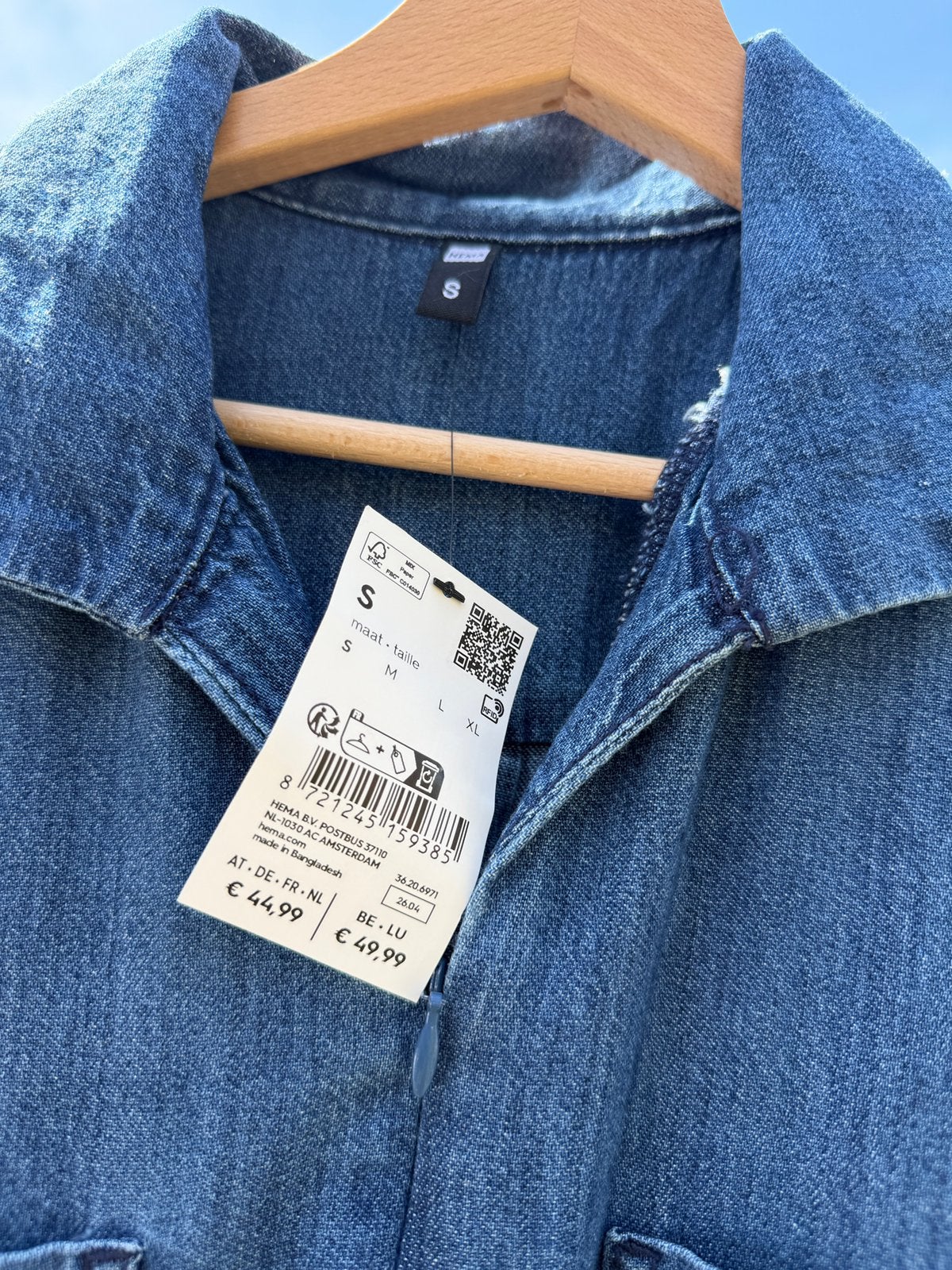 Jumpsuit denim, Kleding | Dames, Jumpsuits, Ophalen of Verzenden, Nieuw, Maat 36 (S), Blauw