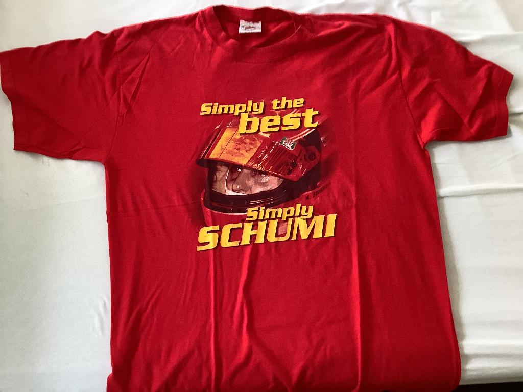 Vintage t-shirt Michael Schumacher F1, Ophalen of Verzenden, Zo goed als nieuw, Overige sporten, Shirt