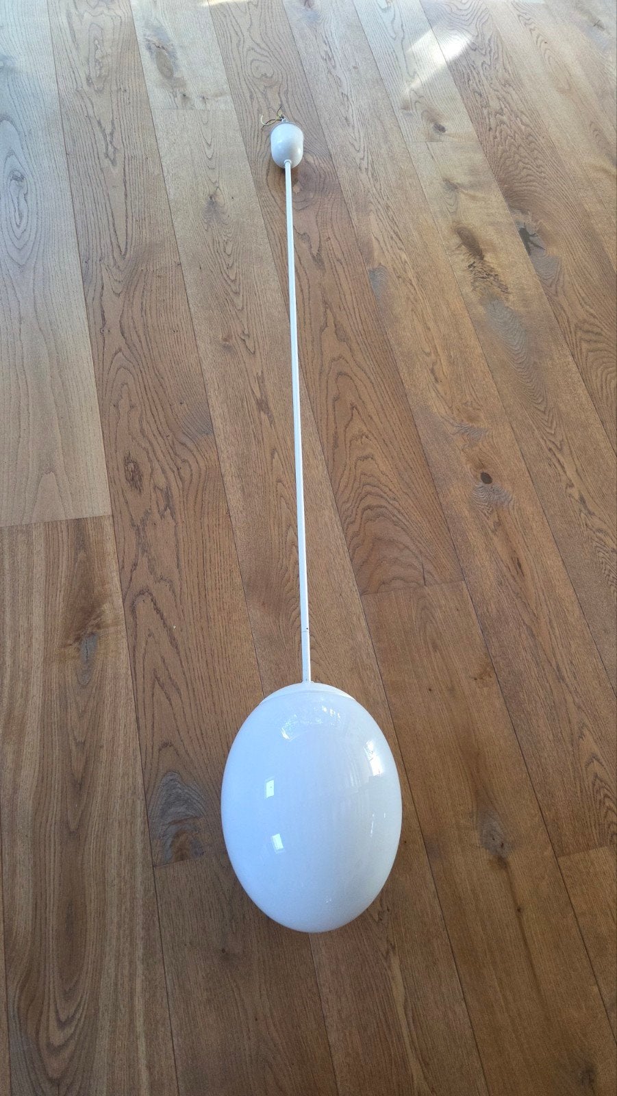 Grote schoollamp, in goede staat, Ophalen, Gebruikt, Vintage, Art Deco, E27 (groot)