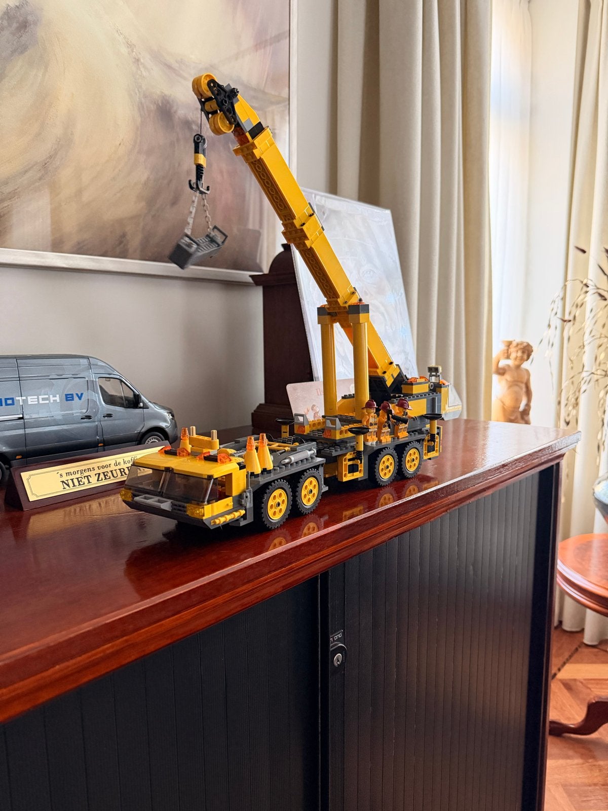 LEGO City 7249 Mobiele Kraan - Zo goed als nieuw, Ophalen of Verzenden, Zo goed als nieuw, Overige merken