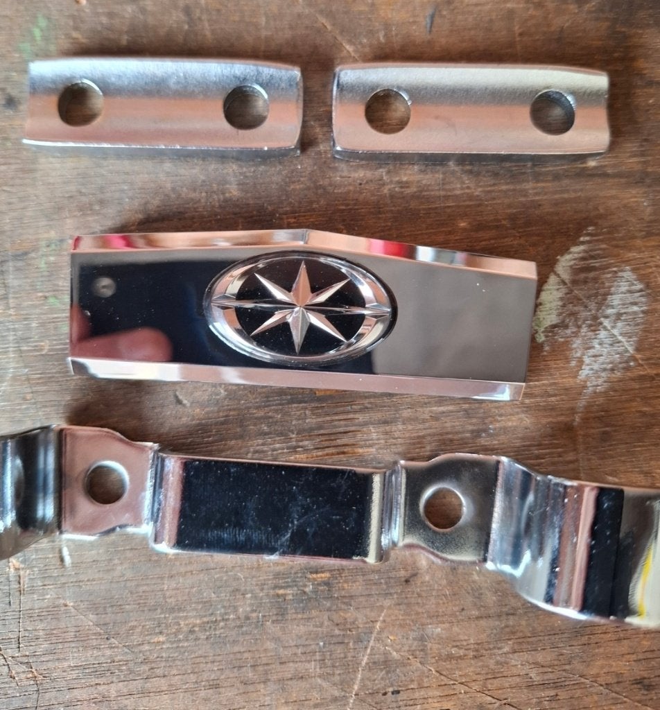 Yamaha sissybar origineel embleem, Motoren, Onderdelen | Yamaha, Ophalen of Verzenden