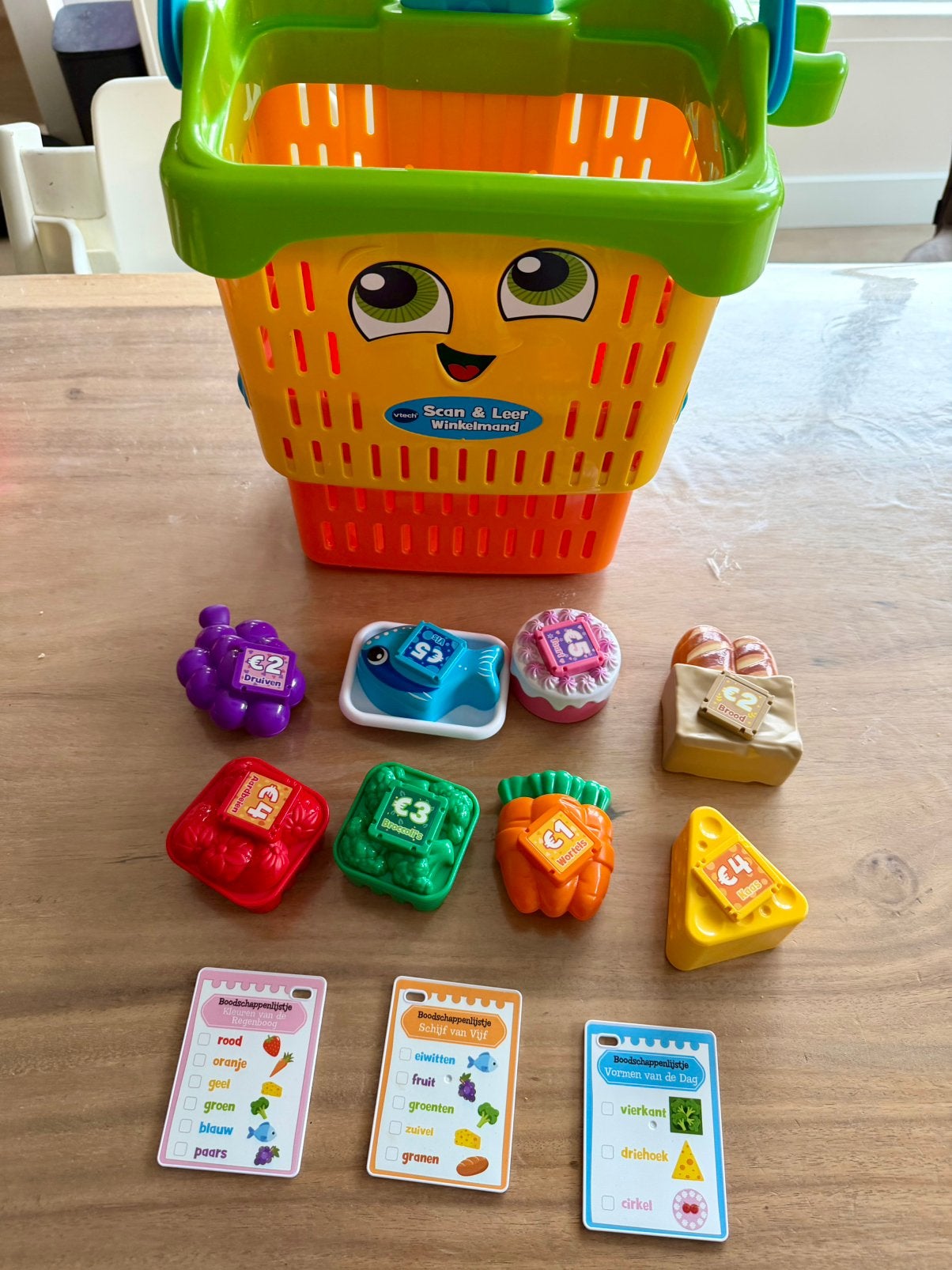 Vtech scan en leer winkelmand, Kinderen en Baby's, Ophalen of Verzenden, Zo goed als nieuw, 6 maanden tot 2 jaar
