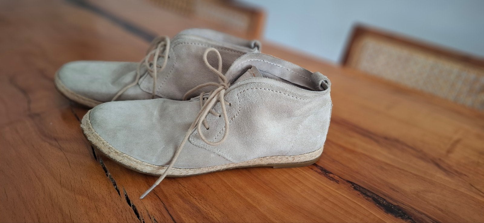 Omoda beige boho schoenen - Maat 39, Ophalen of Verzenden, Gedragen, Overige kleuren