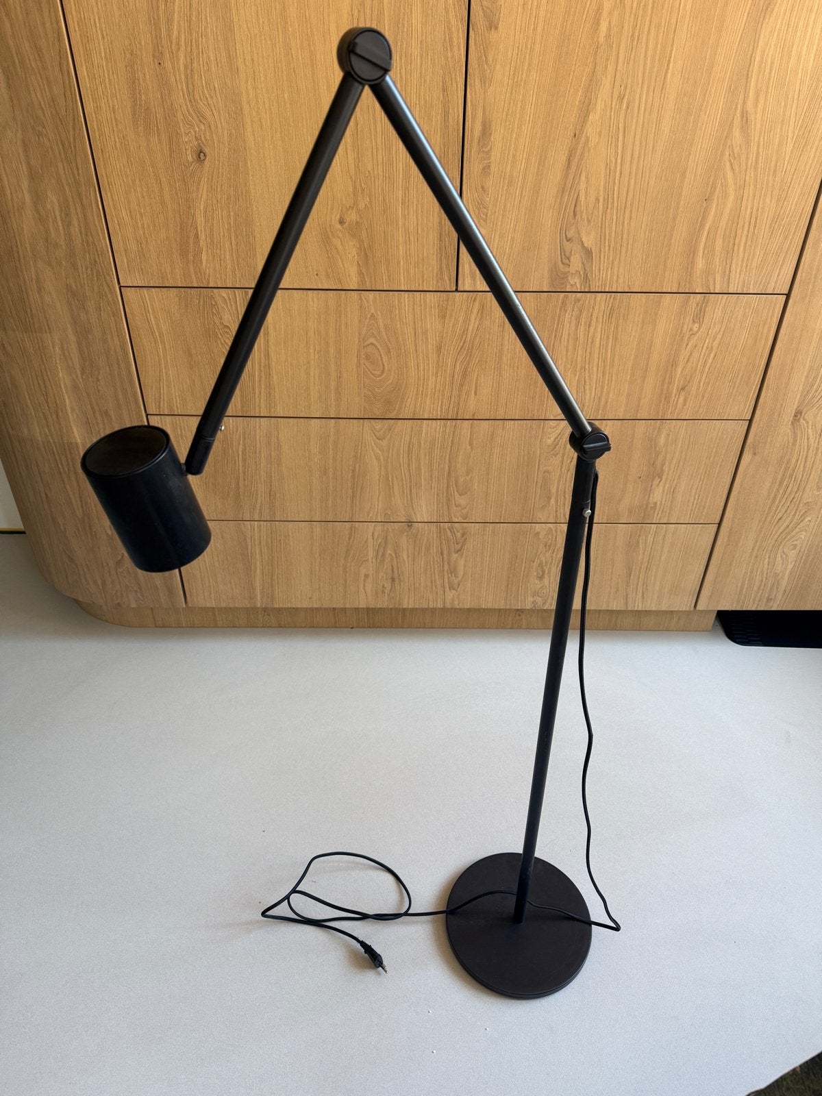 Nymåne leeslamp incl. LED lamp - Zwart, 170 cm, Ophalen, Overige fittingen, Zo goed als nieuw, Metaal