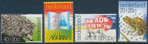 Nederland 1976 - nvph 1085-1088 - Zomerzegels, Postzegels en Munten, Postzegels | Nederland, Verzenden, Na 1940, Postfris