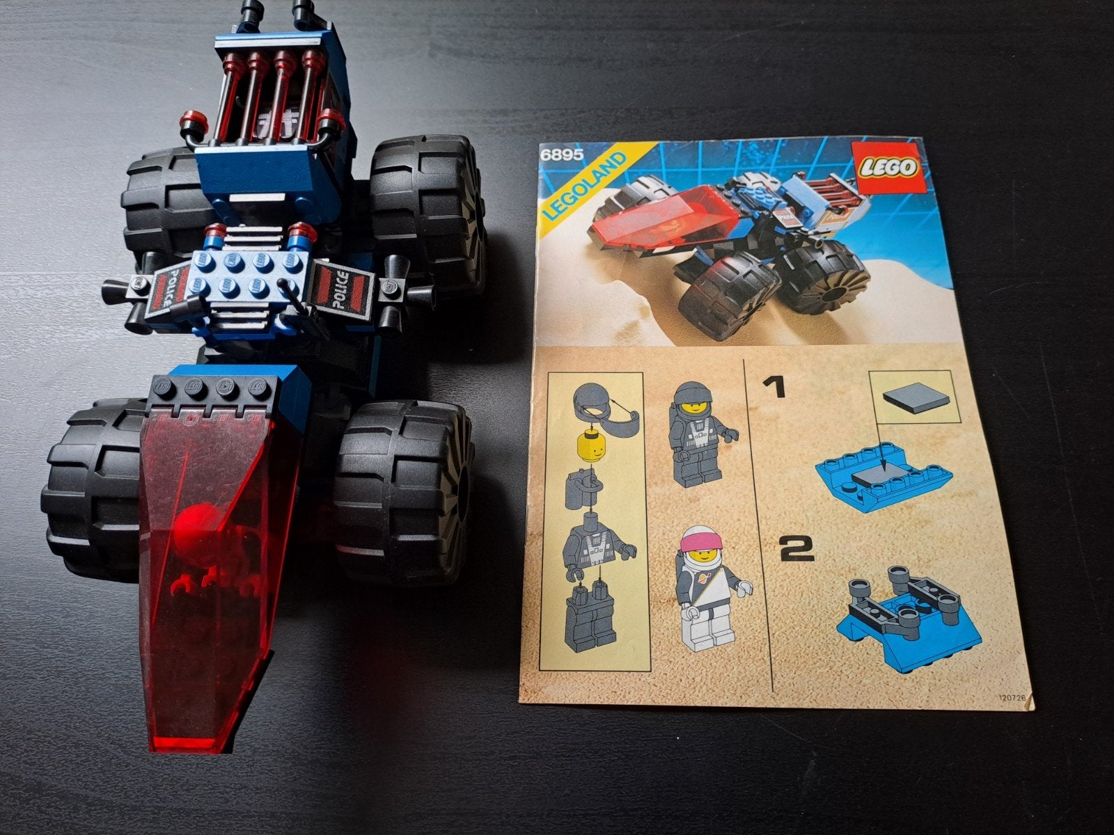 Lego 6895 Spyrius Spy Trakker met instructies en minifiguren, Gebruikt, Lego, Ophalen of Verzenden, Space