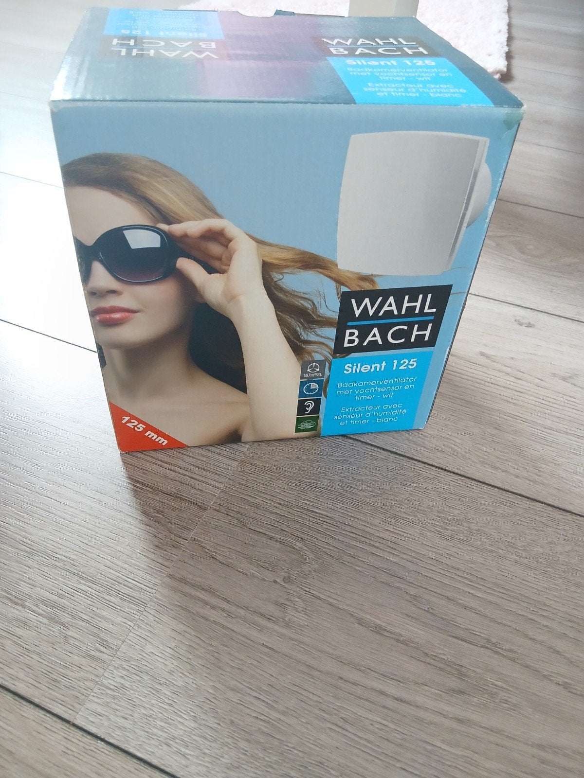 Badkamerventilator wit, Ophalen of Verzenden, Zo goed als nieuw