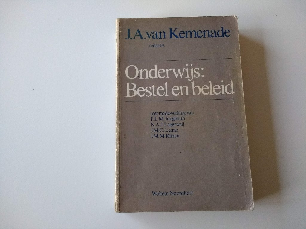 Onderwijs: Bestel en beleid, Van Kemenade redactie, Ophalen of Verzenden, Alpha, Gelezen, HBO
