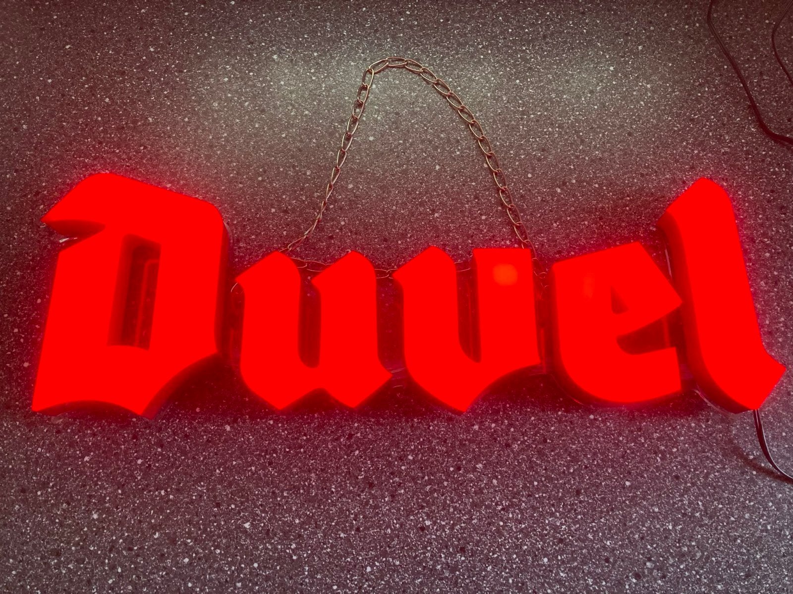 Duvel lichtreclame, Ophalen of Verzenden, Zo goed als nieuw