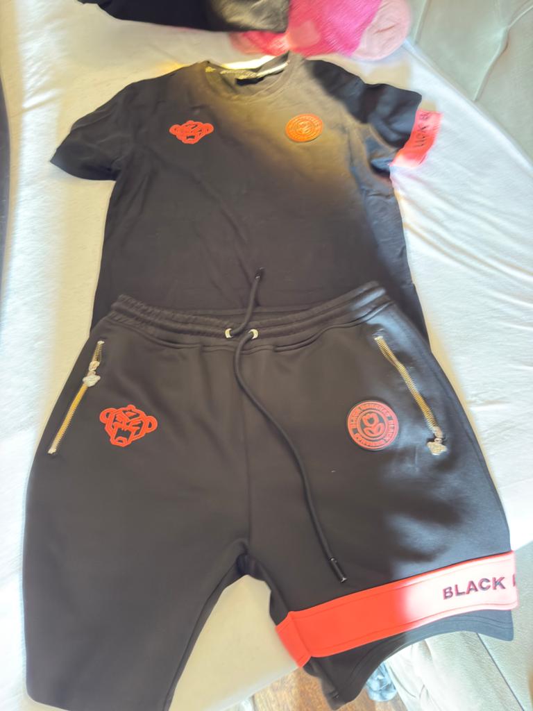 Zomersetje Black Bananas 25€ maat M, Ophalen of Verzenden, Zo goed als nieuw, Zwart