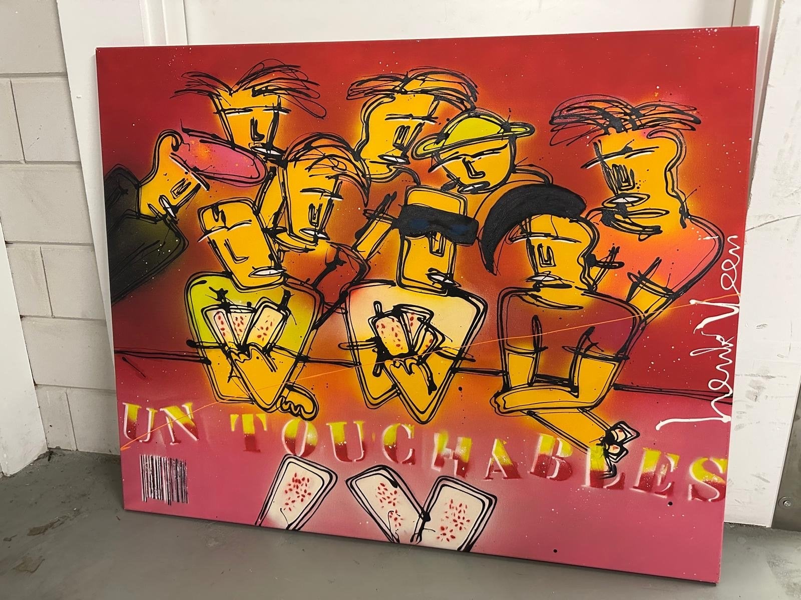 Henk Veen - The Untouchables -  giclée Schilderij, Antiek en Kunst, Ophalen