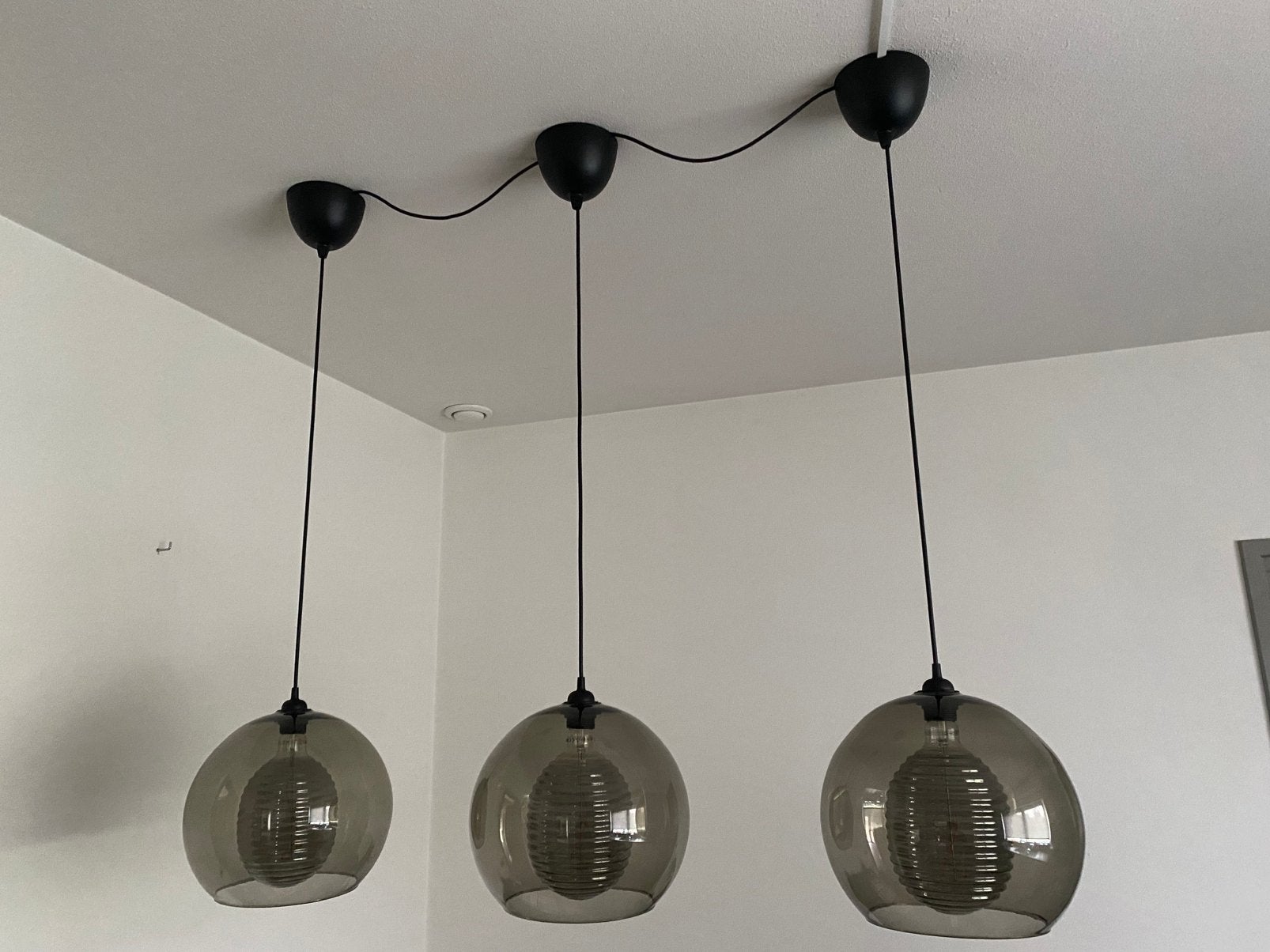 IKEA hanglampen Jakobsbyn, 3 stuks, Ophalen, Zo goed als nieuw
