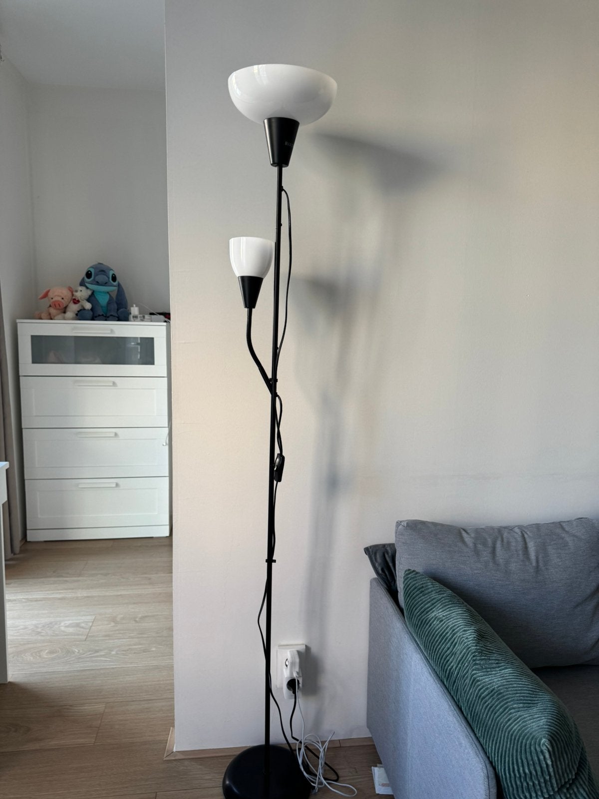 Vloerlamp / floor lamp, Ophalen, Zo goed als nieuw, 150 tot 200 cm