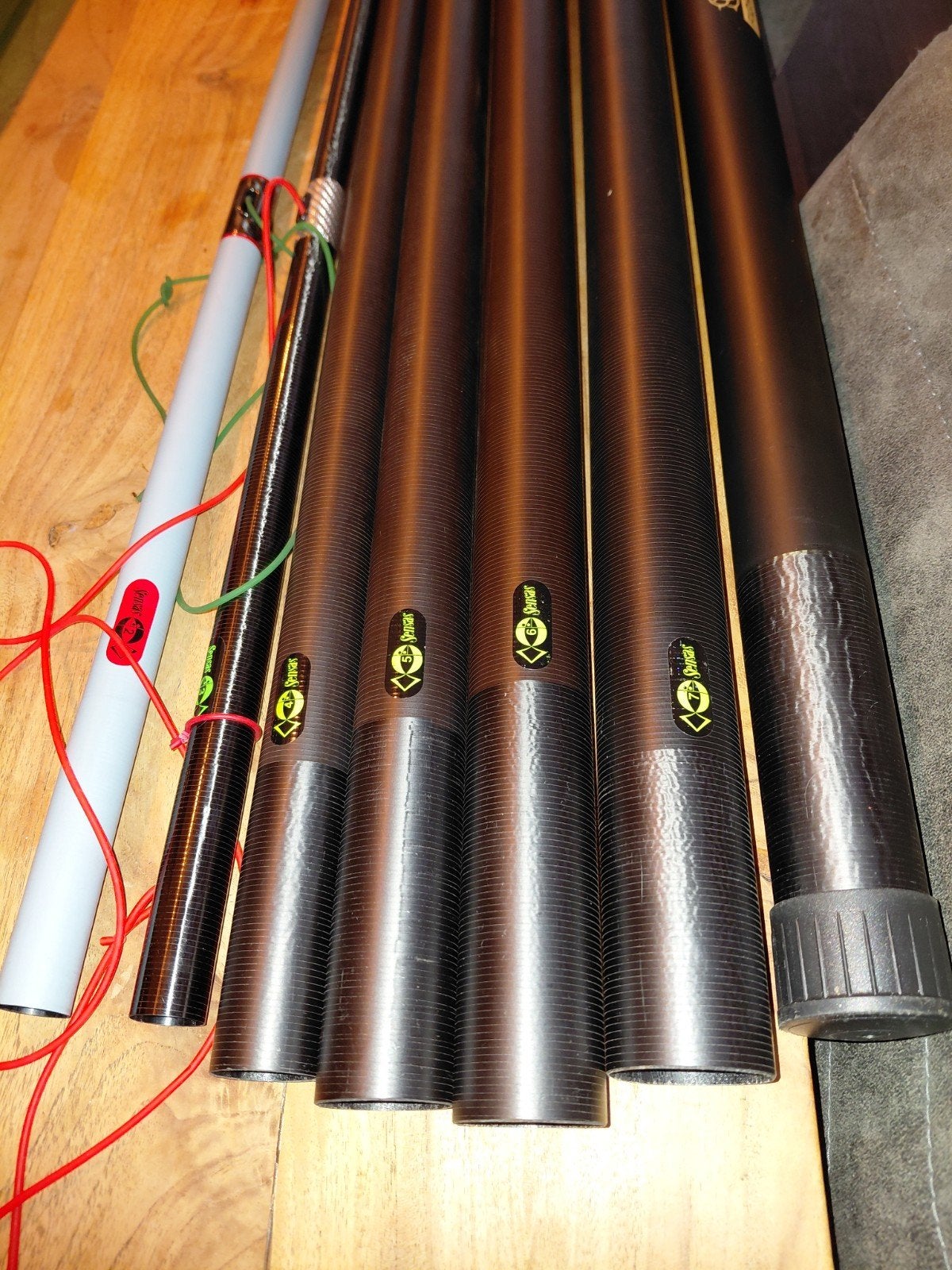 nieuwstaat sensas carp 85x 11m, Watersport en Boten, Ophalen of Verzenden, Zo goed als nieuw, Vaste hengel