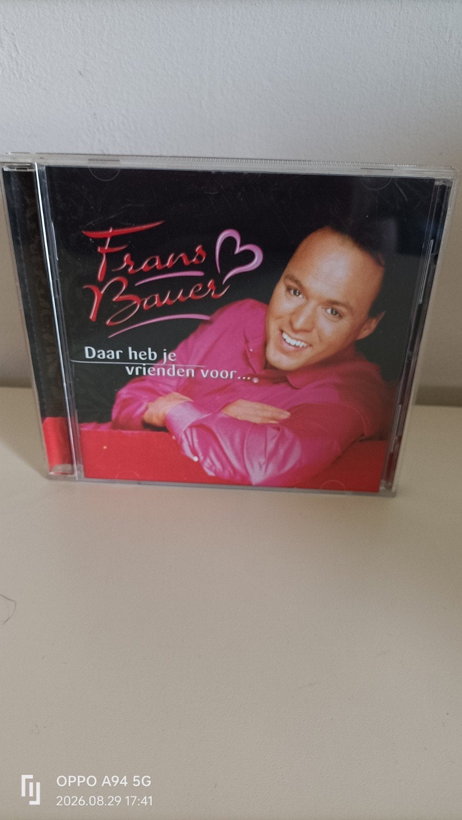 Frans Bauer - Daar heb je vrienden voor... (CD), Zo goed als nieuw, Inclusief doosje, Album, Schlager