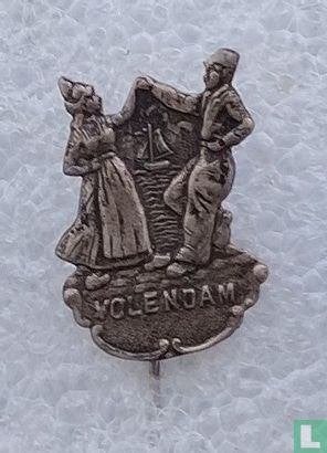 Speldje - Volendam (dansend paar in klederdracht type 2), Verzamelen, Ophalen of Verzenden, Zo goed als nieuw, Stad of Land, Speldje of Pin