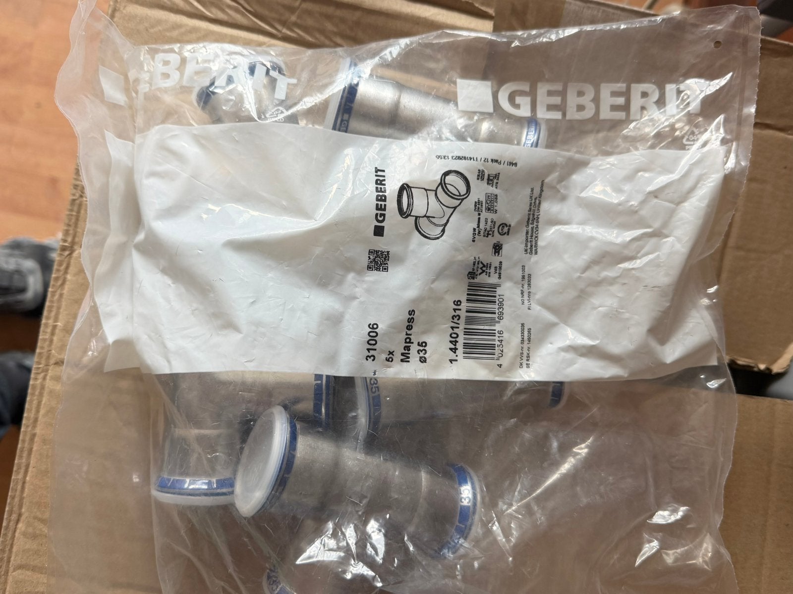 T stukken, Ophalen of Verzenden, Nieuw, Rvs, Toilet