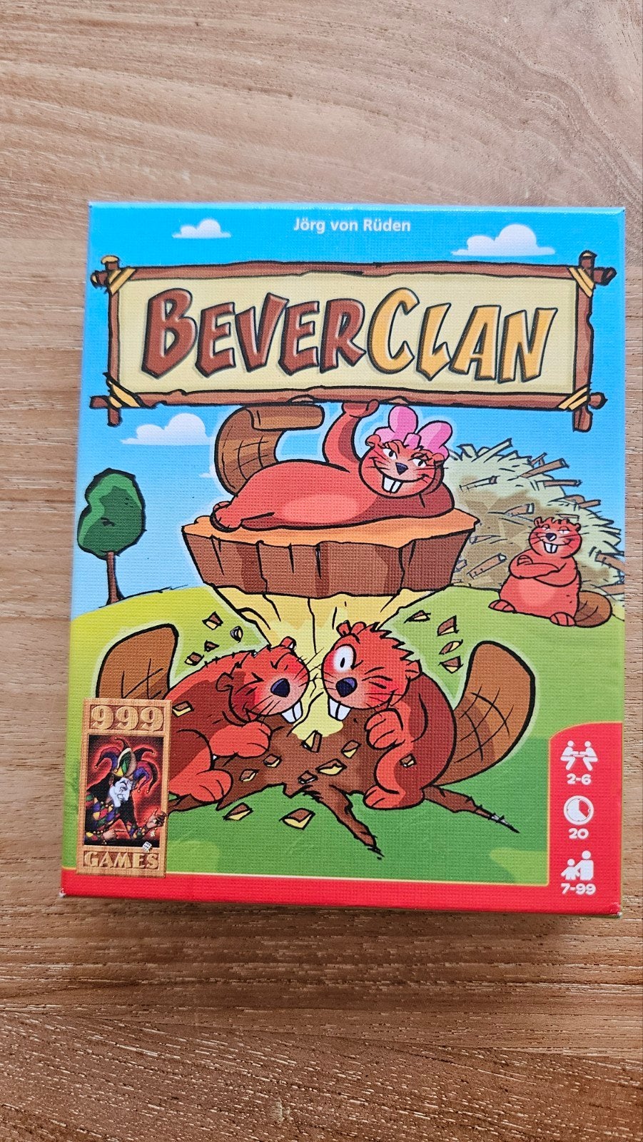 Beverclan kaartspel, Hobby en Vrije tijd, Ophalen of Verzenden, Zo goed als nieuw, 999 Games