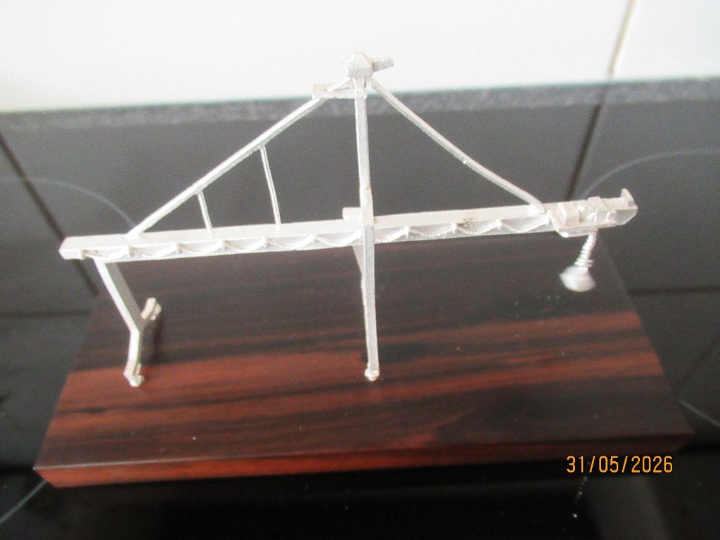 MINIATUURMODEL HAVEN KRAAN- FRANS SWARTTOUW- NIEUWPOORT, Ophalen of Verzenden, Zo goed als nieuw, Overige typen