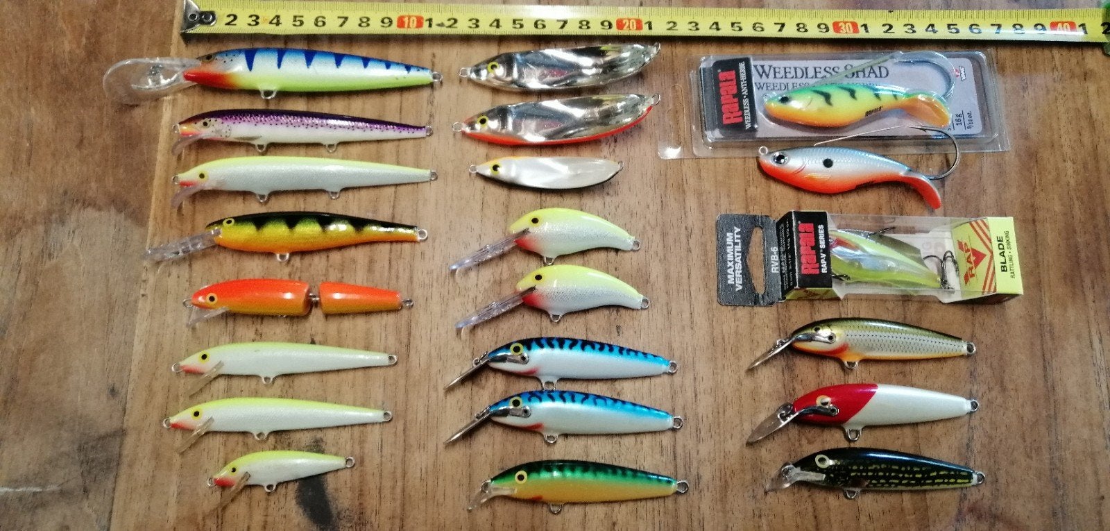 22x Rapala diverse pluggen en plugjes, Ophalen, Zo goed als nieuw, Overige typen