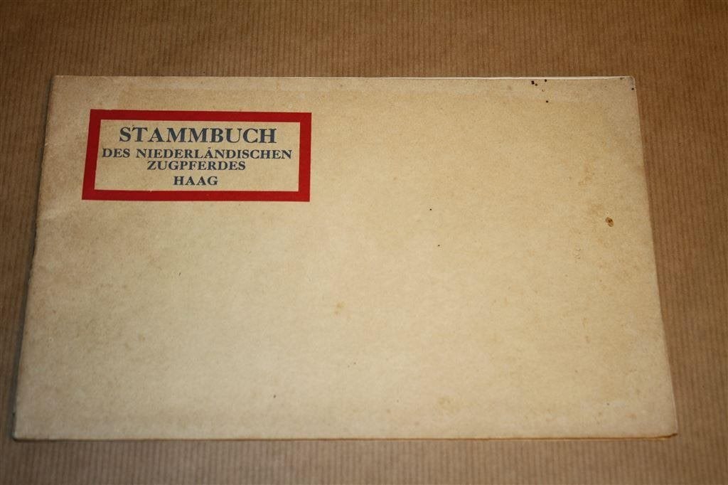 Stamboek Nederlandse Trekpaard - 1921 !!, Ophalen of Verzenden, Gelezen