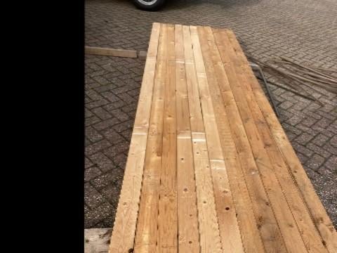 Gebruikte planken en palen, circulair gerecycled hout, Ophalen, Minder dan 25 mm, Zo goed als nieuw, Plank