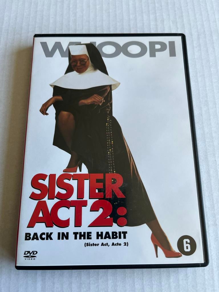 Sister Act 2: Back in the Habit DVD (Whoopi Goldberg), Vanaf 6 jaar, Ophalen of Verzenden, Gebruikt, Actiekomedie